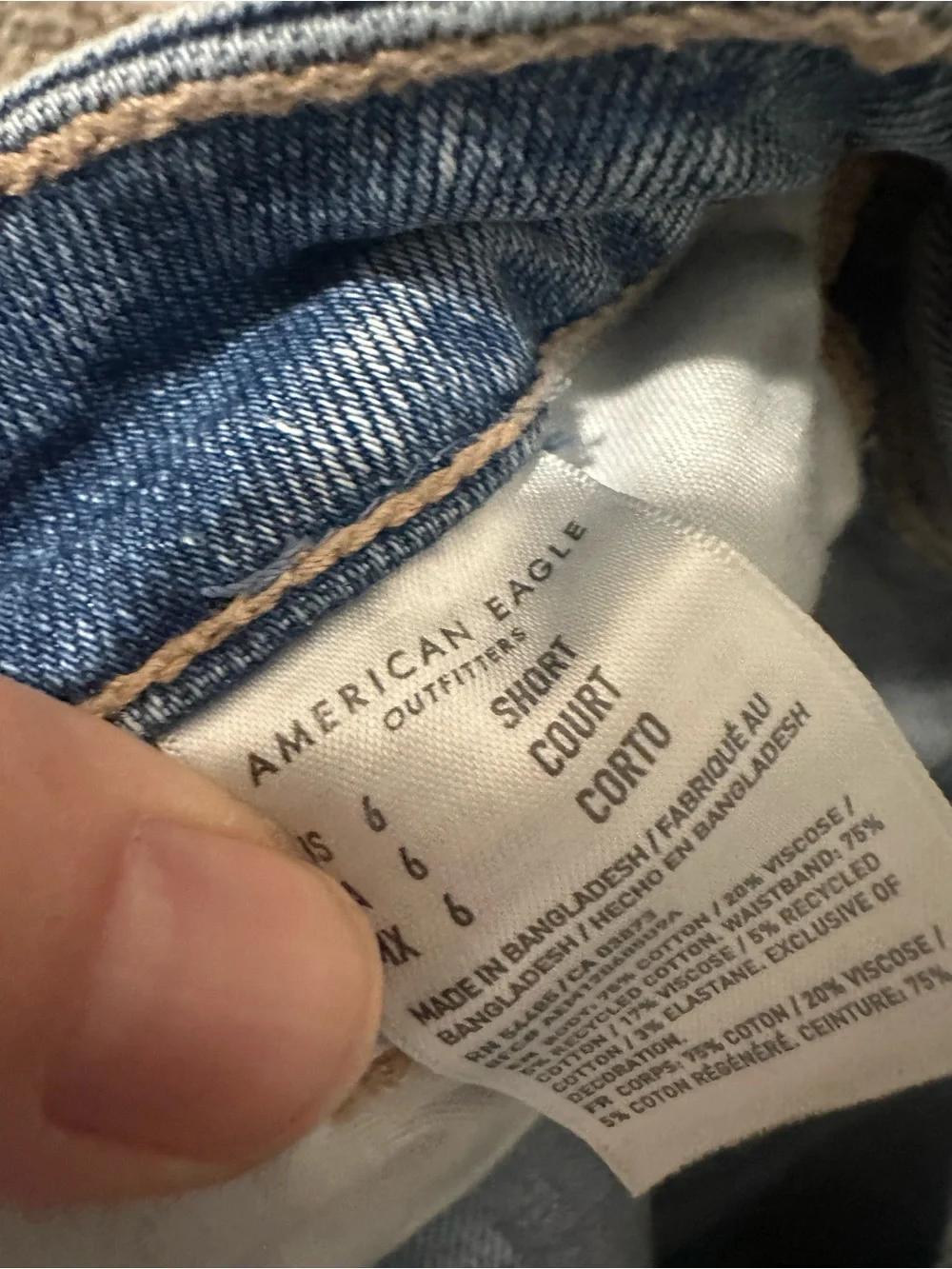 Light Blue Distressed Mom Jeans